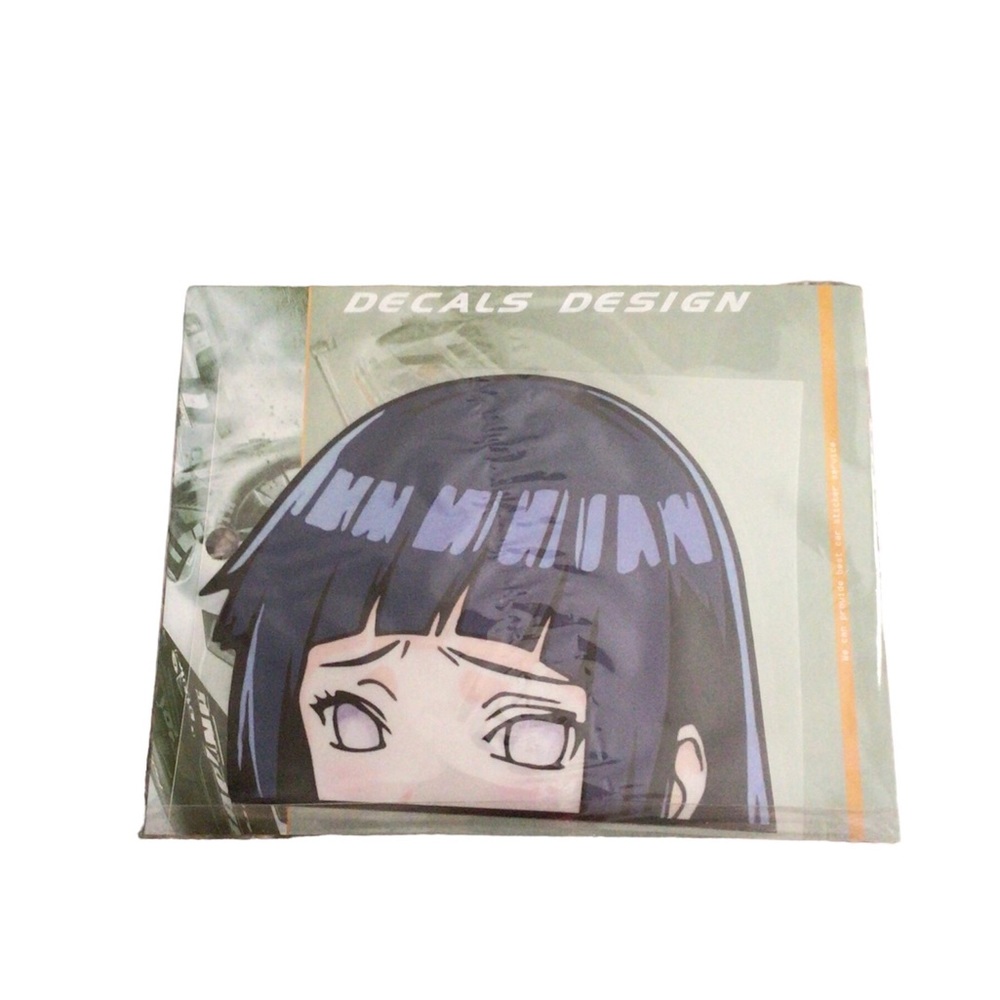 Naruto: Hinata Peeker Anime Sticker Vinyl Anime Car